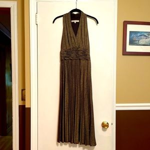 Shimmery Dark Gold Cocktail Dress by Evan-Picone